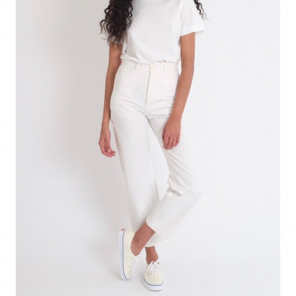 Jesse Kamm handy pant in salt, size 2